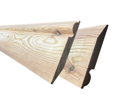 6" Pine Torus/ Chamfered Skirting board (L)2700mm (W)145mm (T)18mm (pack of 4) FREE DELIVERY