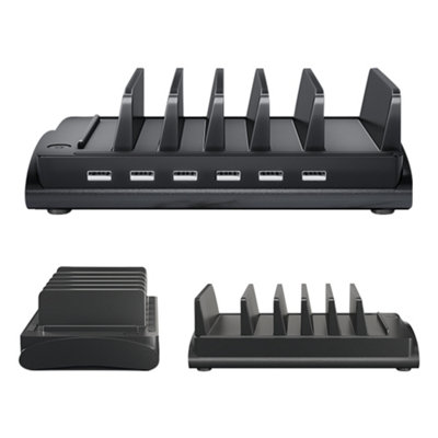 6-Port Charging Hub, Universal Power Station, Fast Device