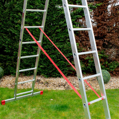 6 Rung Home Master 2 Section Combination Ladder - 8