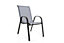 6 Seat outdoor dining set with black glass