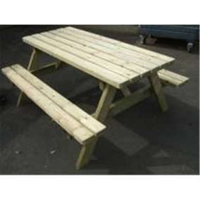 6 Seat Pressure Treated Picnic Bench/Garden Table