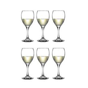 6 Seattle Wine Glasses Large 35cl Elegant Wine Champagne Drinking Goblet 350ml