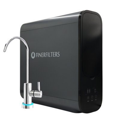 6 Stage Tankless Reverse Osmosis System 600GPD with Alkaline Post Filter - Direct Flow, Compact, Low Waste