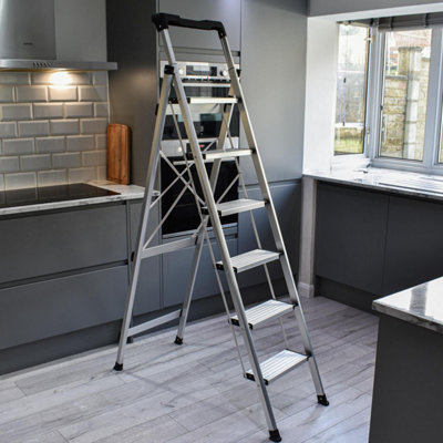 6 Step Home Master Compact Aluminium Step Ladder