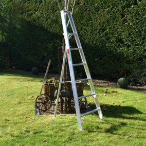 6 Step Home Master Fixed Tripod Gardening Ladder