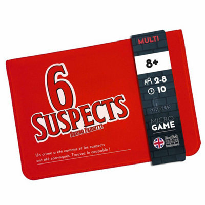 6 Suspects: Micro Game Edition - Brand New and Sealed