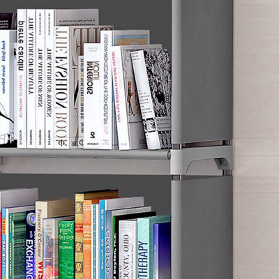 6 Tier 5 Cubes Modern Book Shelves Storage Shelf Bookcase Display Unit ...