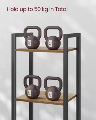 6-Tier Shelf, Bookcase, Bookshelf, Shelving Unit, Storage Organiser ...