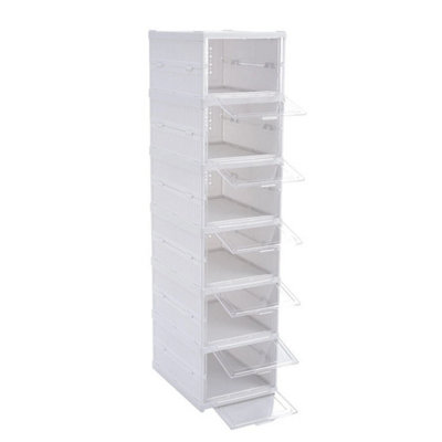6 Tier Slim Foldable Shoe Storage Boxes