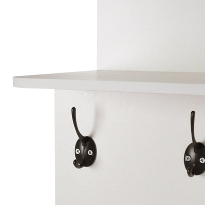 6 Tiers Open-Style Corner Rack with Hooks 40cm W x 40cm D x 180cm H