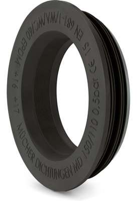 6" to 4" Internal Pipe Reducer to fit Inside 160mm Underground Drainage and Reduce Down to 110mm 4" Flexible Rubber Boot Reducer