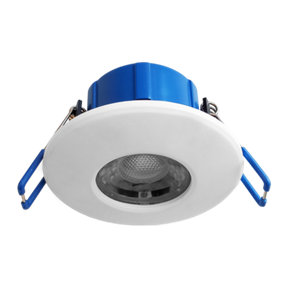 6 Watt Led Fire Rated Dimmable Downlight Recessed Bathroom IP65 Warm & Cool White Switchable