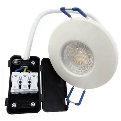 6 Watt Led Fire Rated Dimmable Downlight Recessed Bathroom IP65 Warm & Cool White Switchable