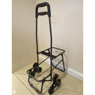 Wheel Stair Climbing Shopping Trolley Bag with Fold Down Seat