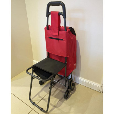 Multipurpose trolley bag with foldable chair online