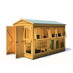 6 x 10 (1.82m x 3.04m) - Apex Sun Hut - Potting Shed