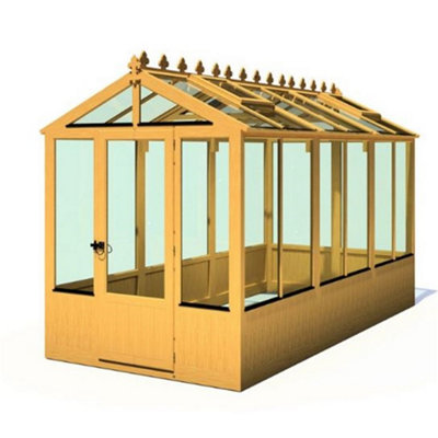 6 x 12 (1.82m x 3.65m) - Wooden Greenhouse