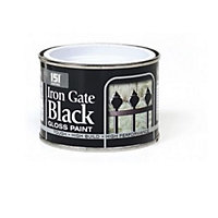 6 x 151 Iron Gate Black Gloss Paint - 180ml