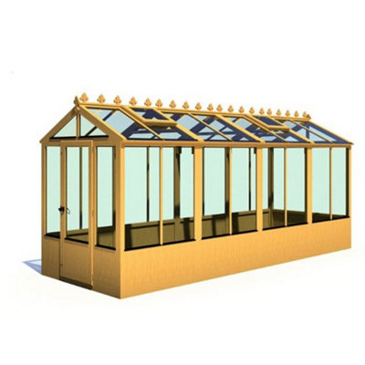 6 x 16 (1.82m x 4.87m) - Wooden Greenhouse