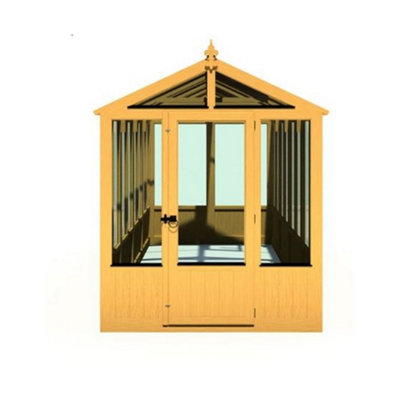 6 x 16 (1.82m x 4.87m) - Wooden Greenhouse