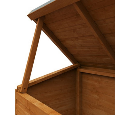 6 x 2'2" Wooden Tool Chest (12mm Tongue and Groove Floor and PENT Roof) - 6