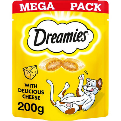 6 x 200g Dreamies Cat Treats With Cheese Mega Pack Price Comparisons | Compare The Build