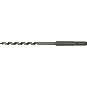 6 x 200mm SDS Plus Auger Wood Drill Bit - Fully Hardened - Smooth Drilling