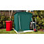 6 x 3 Apex Metal Garden Shed - Heritage Green (6ft x 3ft / 6' x 3' / 1.8m x 0.9m)
