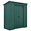 6 x 3 Pent Metal Garden Shed - Heritage Green (6ft x 3ft / 6' x 3' / 1.8m x 1.0m)