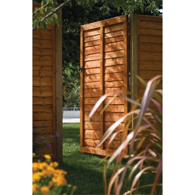 6 x 3 Traditional Lap Fence Gate Pressure Treated