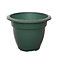 6 x 38cm Green Colour Round Bell Plant Pot Flower Planter Plastic Garden Pot