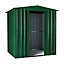 6 x 4 Apex Metal Garden Shed - Heritage Green (6ft x 4ft / 6' x 4' / 1.8m x 1.2m)