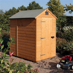 6 x 4 Deluxe Security Tongue And Groove Shed (12mm Tongue And Groove Floor)