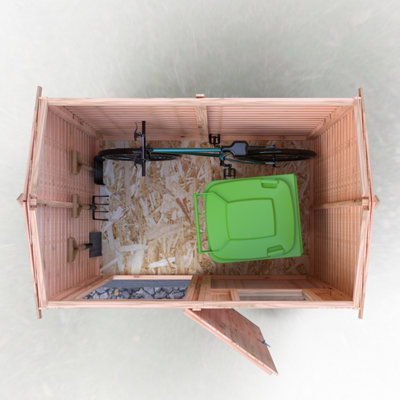 6 x 4 Feet Overlap SD Reverse Apex - 9