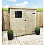 6 x 4 Garden Shed Pressure Treated T&G PENT Wooden Garden Shed - 1 Window + Single Door (6' x 4' / 6ft x 4ft) (6x4)