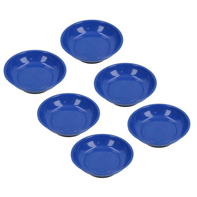 6 x 4" Magnetic Parts Tray Dish Storage Holder Circular Round Nuts Bolts Fixings