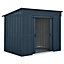6 x 4 Pent Metal Garden Shed - Anthracite Grey (6ft x 4ft / 6' x 4' / 1.8m x 1.2m)