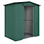 6 x 5 Apex Metal Garden Shed - Heritage Green (6ft x 5ft / 6' x 5' / 1.8m x 1.5m)