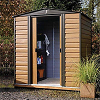 6 x 5 Deluxe Woodvale Metal Shed (Including Floor)