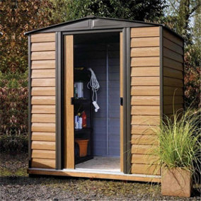 6 x 5 Deluxe Woodvale Metal Shed