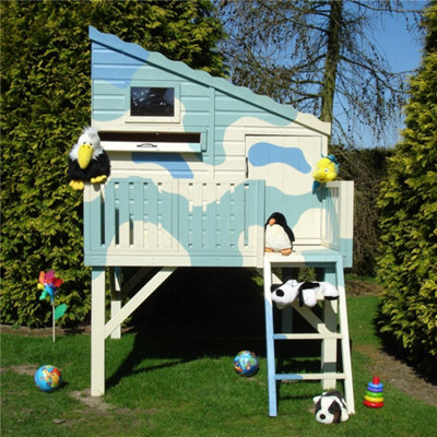 6 x 6 (1.79m x 1.79m) - Wooden Command Post Tower Playhouse