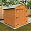 6 x 6 (1.83m x 1.75m) Wooden Tongue and Groove APEX Bike Shed (12mm T&G Floor and APEX Roof) (6ft x 6ft) (6x6)