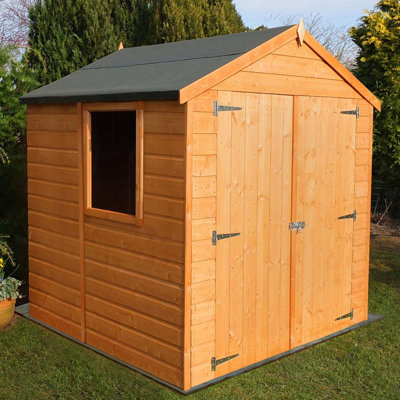 6 x 6 Feet Arran Double Doors - Oriented Strand Board (OSB) - Garden Shed Workshop - 4