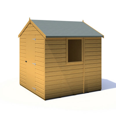 6 x 6 Feet Faroe Single Door Tongue and Groove Garden Shed Workshop