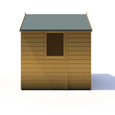 6 x 6 Feet Faroe Single Door Tongue and Groove Garden Shed Workshop - 3