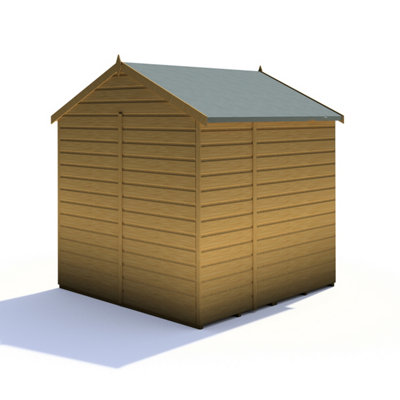 6 x 6 Feet Faroe Single Door Tongue and Groove Garden Shed Workshop - 4