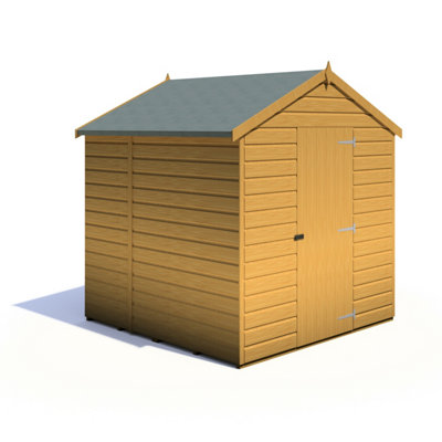6 x 6 Feet Faroe Single Door Tongue and Groove Garden Shed Workshop - 6