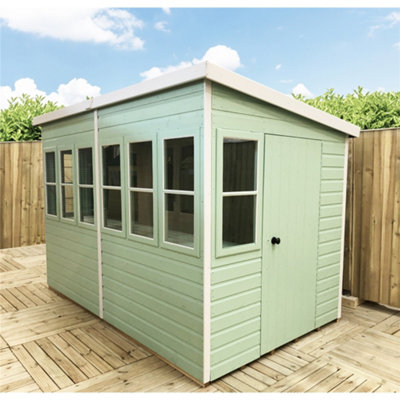 6 x 6 Pent Wooden Potting Shed
