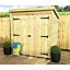 6 x 6 WINDOWLESS Garden Shed Pressure Treated T&G PENT Wooden Garden Shed + Double Doors (6' x 6' / 6ft x 6ft) (6x6)