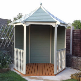 6 x 7 Pressure Treated Wooden Arbour